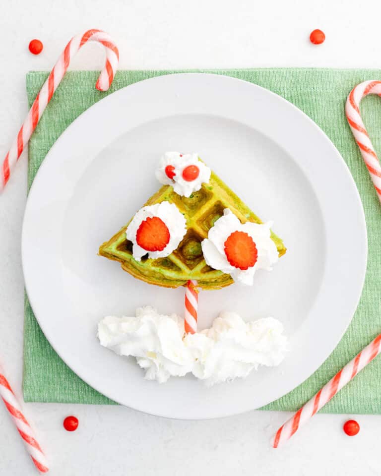 Christmas Tree Waffles Golden Truffle