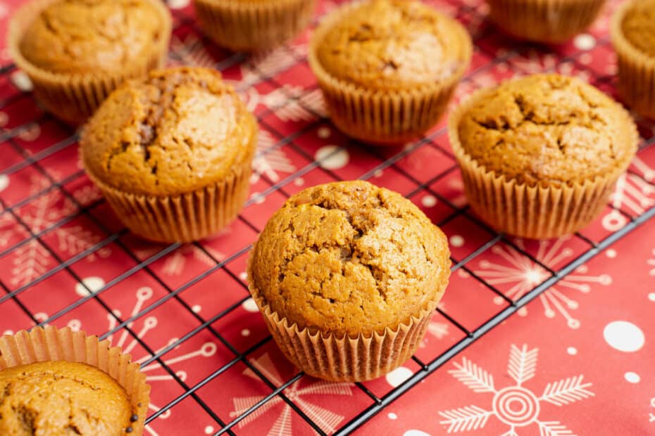 Gingerbread Christmas Muffins Golden Truffle