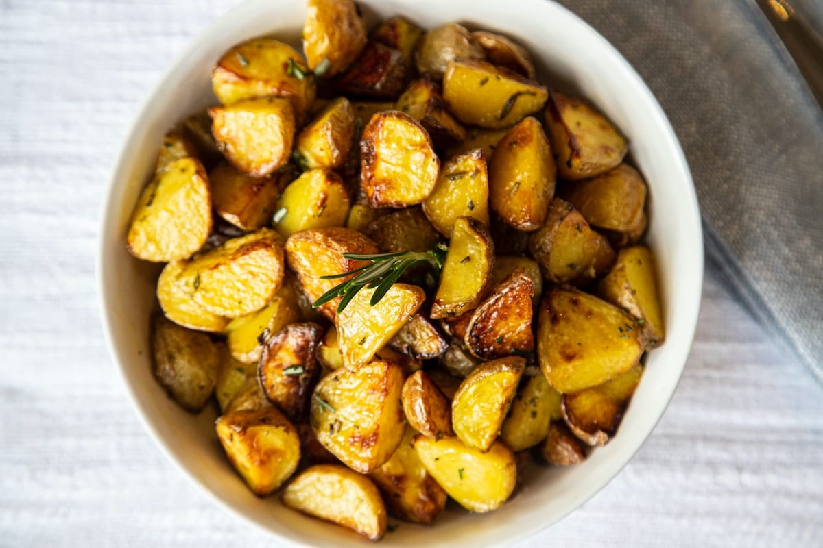 breakfast potatoes, a great side dish for pancakes