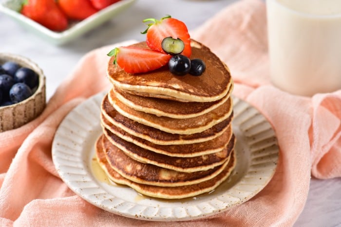 Oat milk pancakes