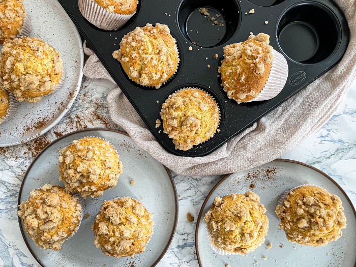 Eggnog muffins