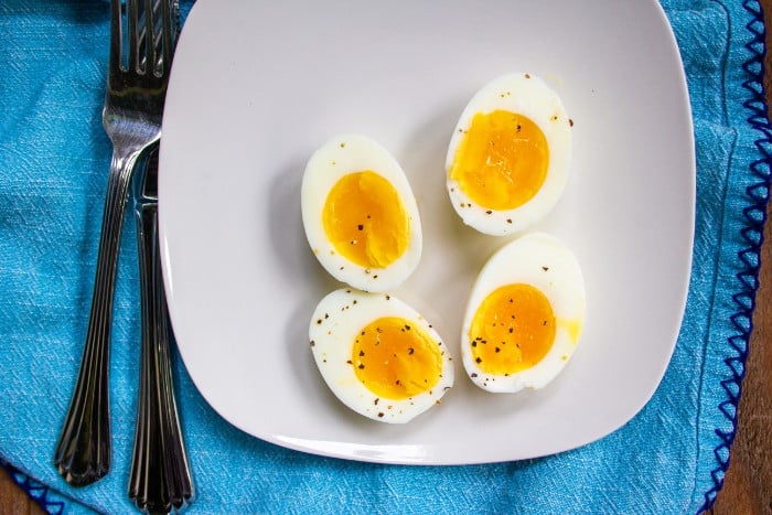 Soft boiled eggs