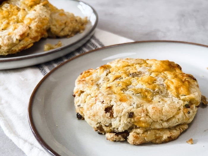 Cheddar onion biscuits