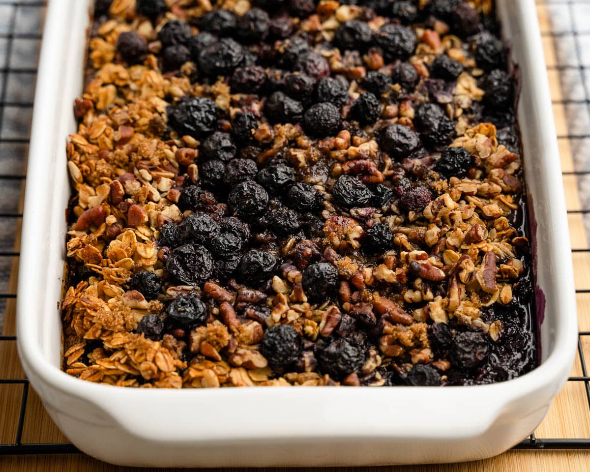 blueberry baked oatmeal