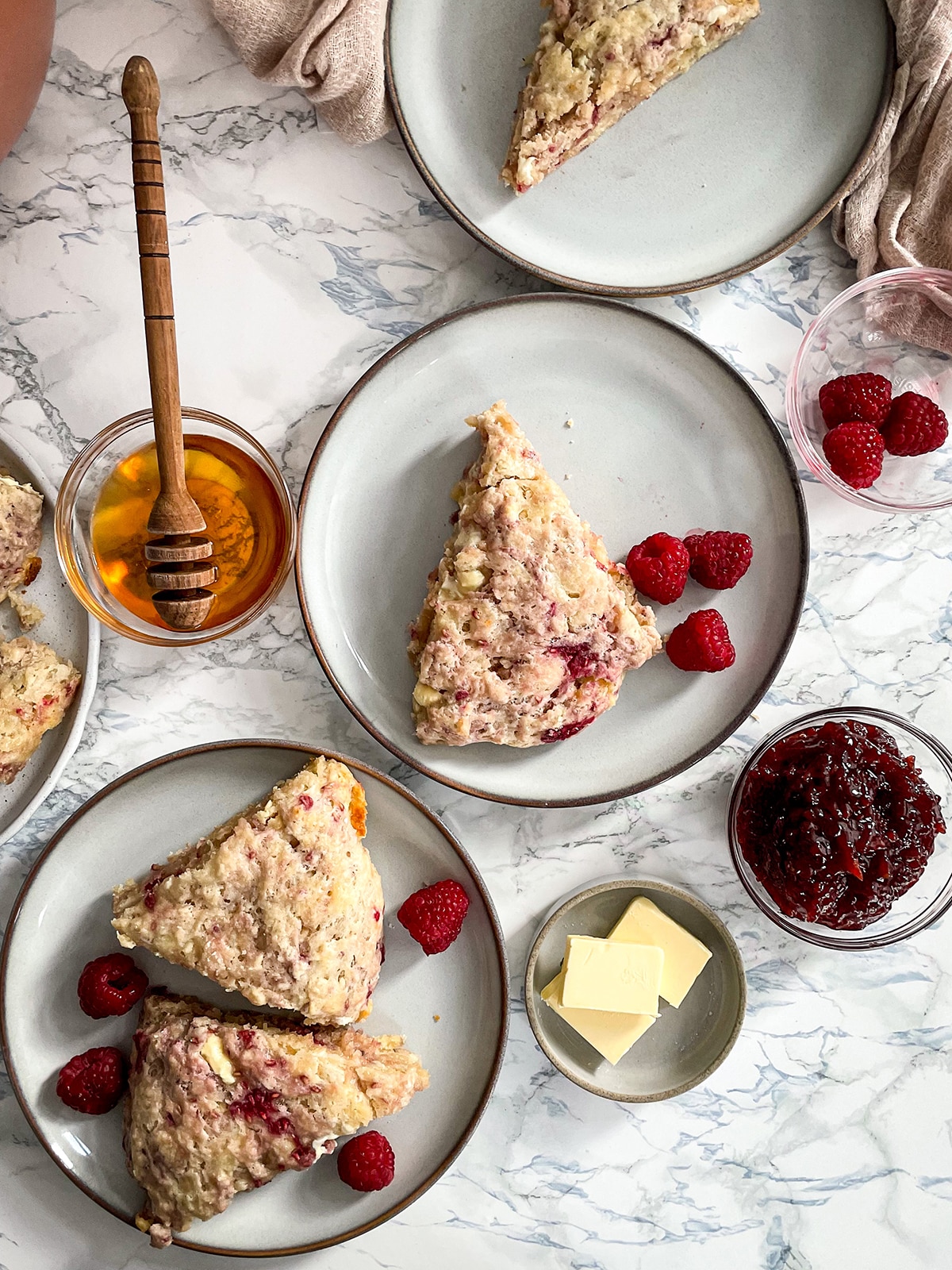 White Chocolate Raspberry Scones Golden Truffle