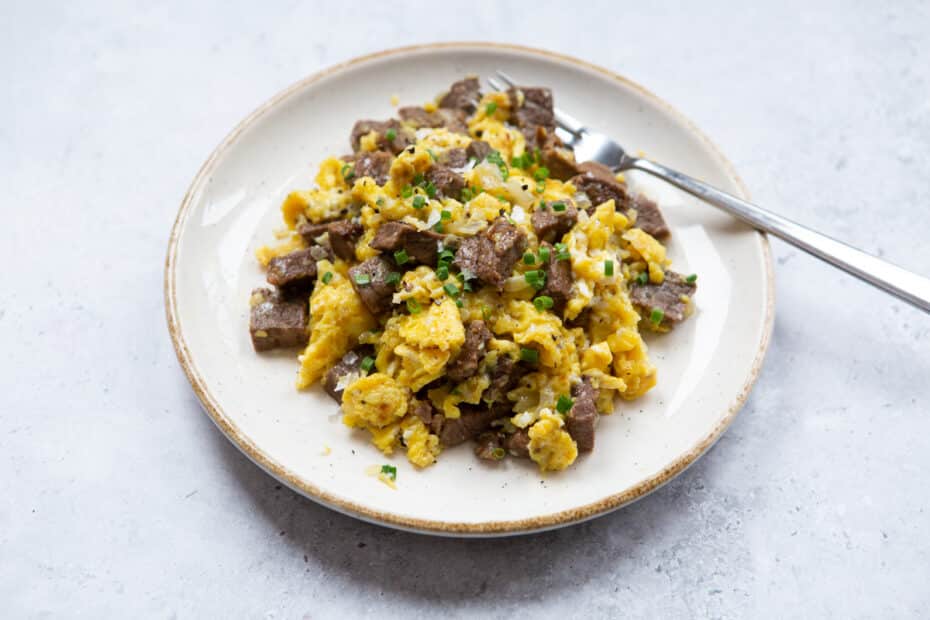 Steak & Scrambled Eggs Golden Truffle