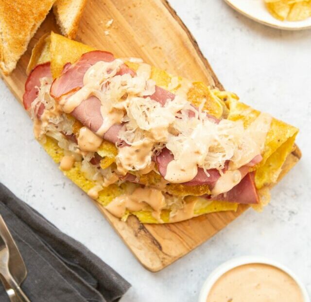 reuben omelette