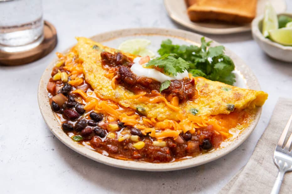 Chili Cheese Omelette Golden Truffle