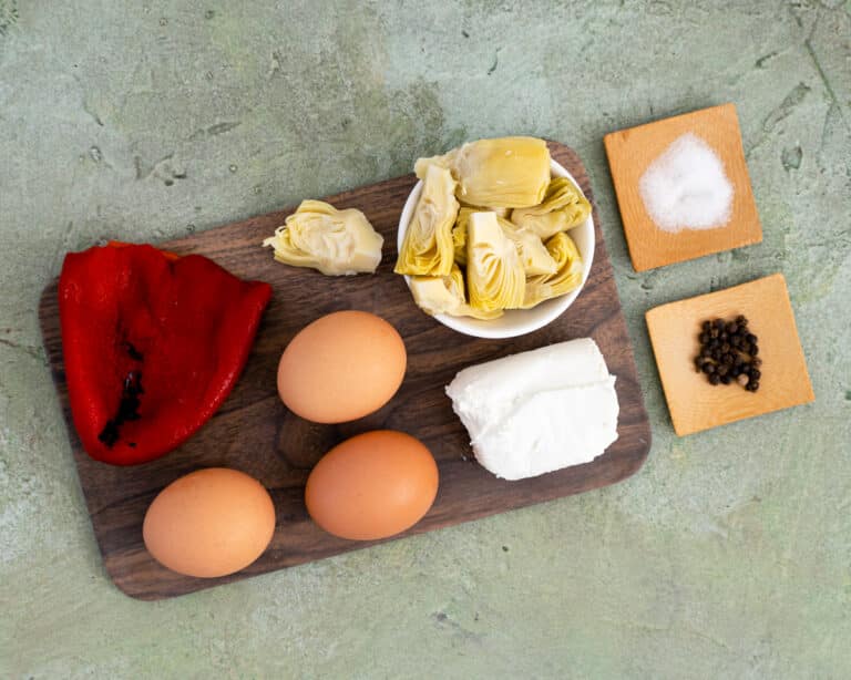 Artichoke Omelette Golden Truffle