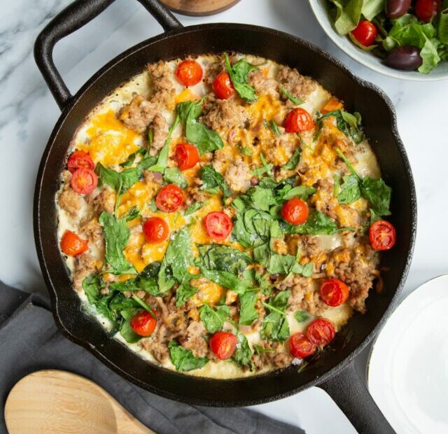 ground turkey breakfast casserole