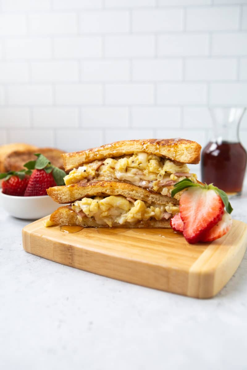French Toast Egg Sandwich Golden Truffle