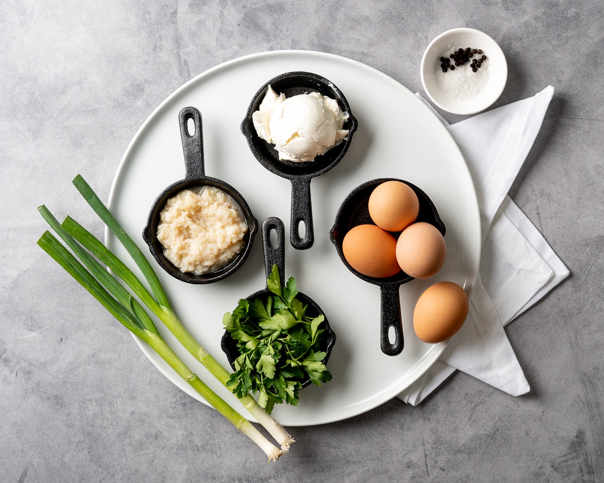 ingredients to make crab frittata