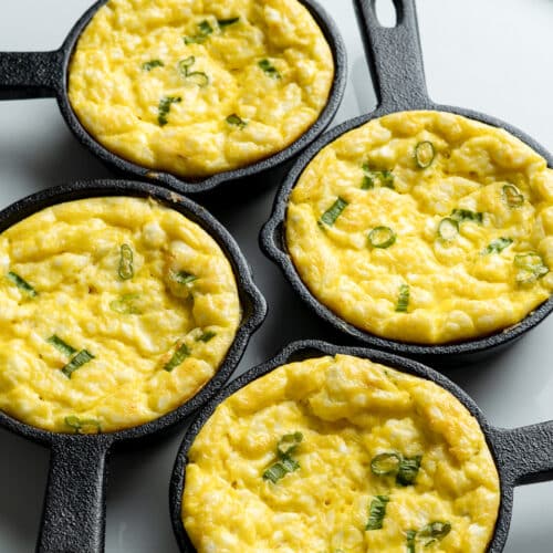 baked crab frittata