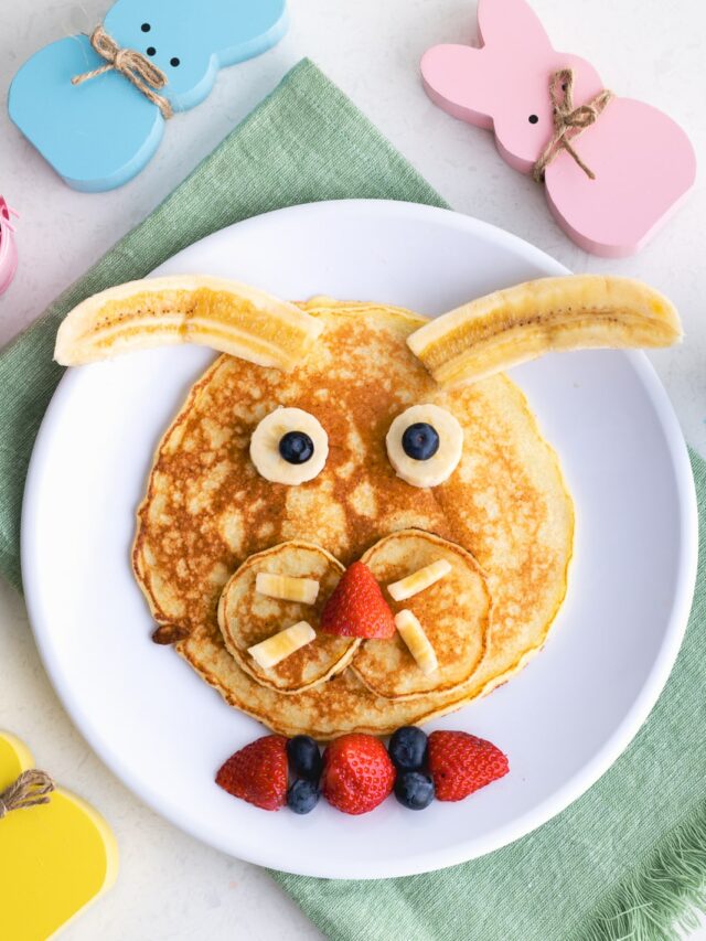 How To Make Easter Bunny Pancakes Golden Truffle