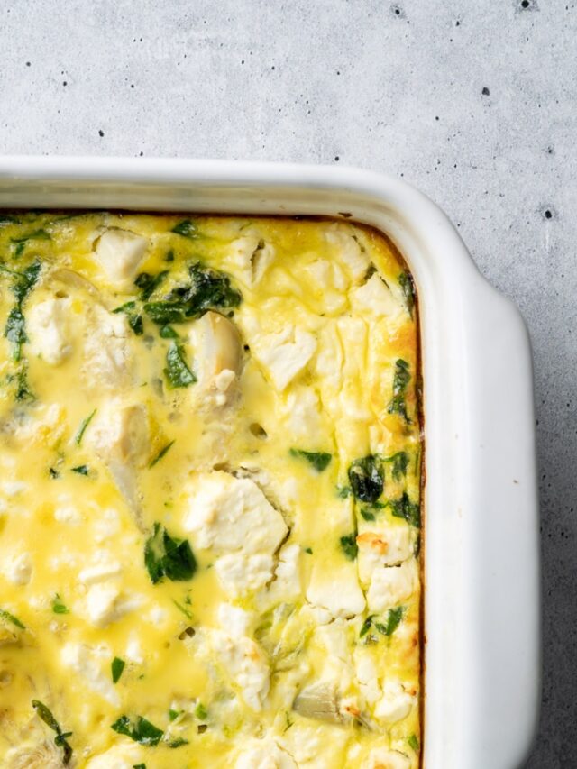 How To Make Spinach Artichoke Frittata Golden Truffle