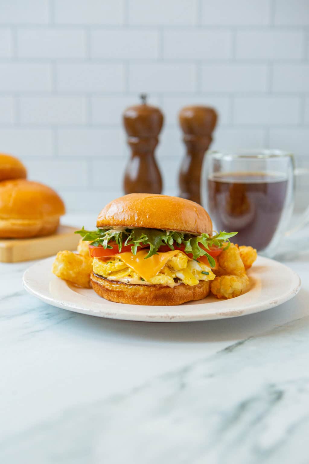 Brioche Breakfast Sandwich Golden Truffle