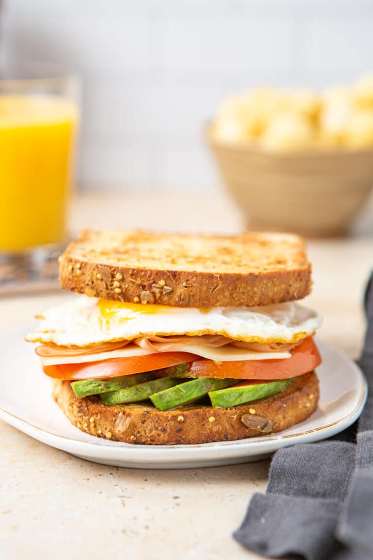 Gluten free breakfast sandwich golden truffle