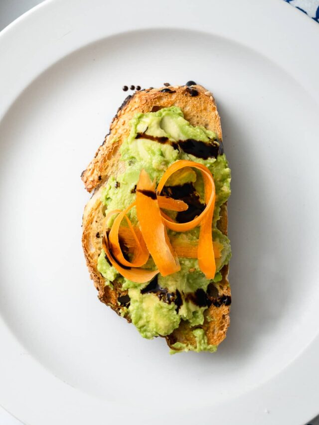 How To Make Avocado Toast With Balsamic Glaze Golden Truffle
