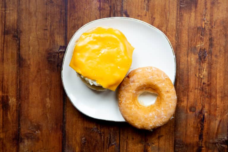 Donut Breakfast Sandwich Golden Truffle