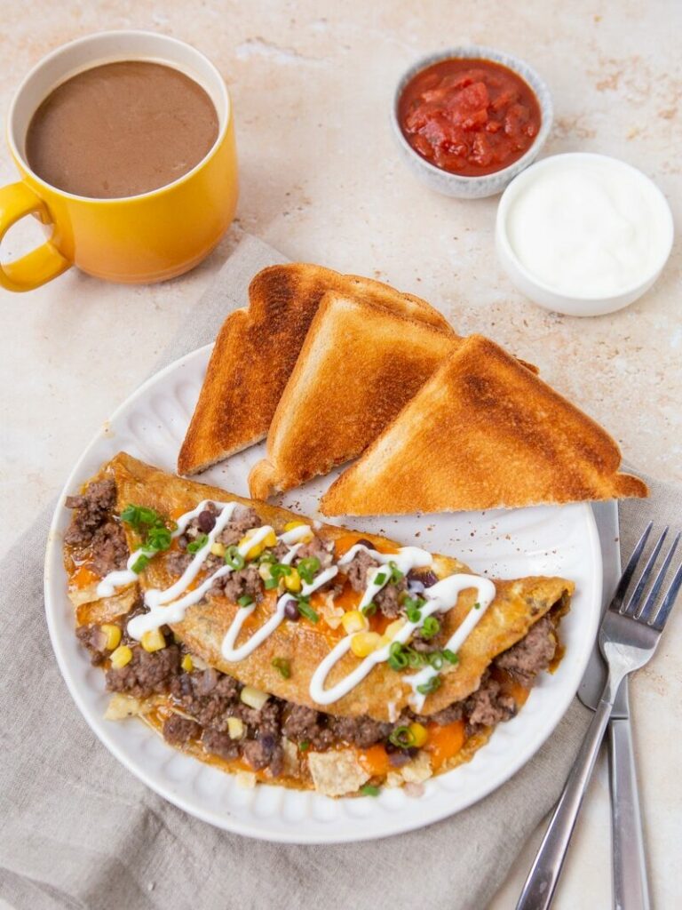 Portobello Mushroom Omelette Golden Truffle